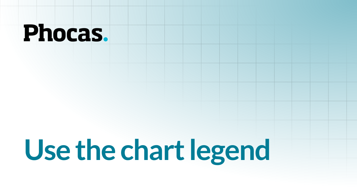 Use the chart legend | Analytics | User documentation