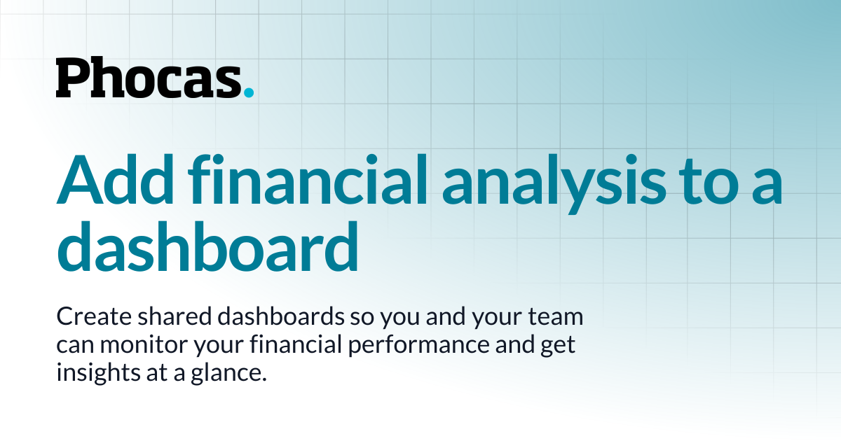 Add financial analysis to a dashboard | Financial Statements | User ...