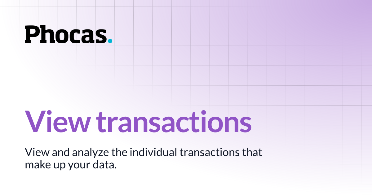 View transactions | Flex Modes | User documentation